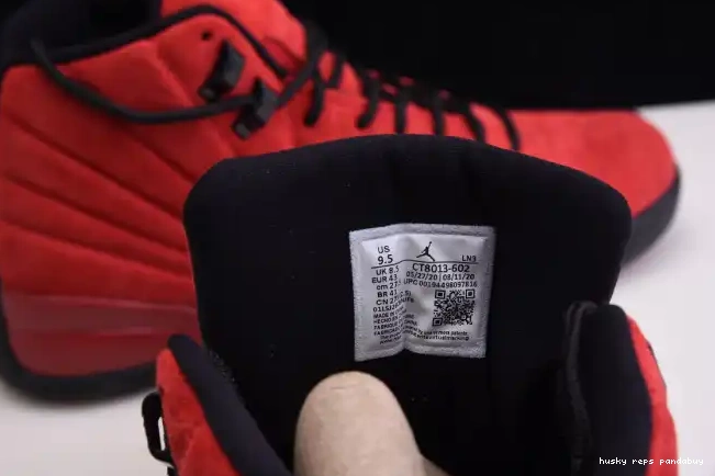 Rep Husky Reverse Air CT8013-602 Jordan 12 Game Flu Retro 0526